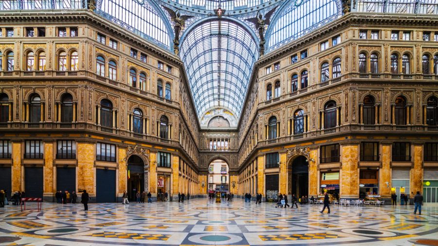 Naples - Inside The Principe Umberto I Gallery